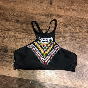 Black bikini top